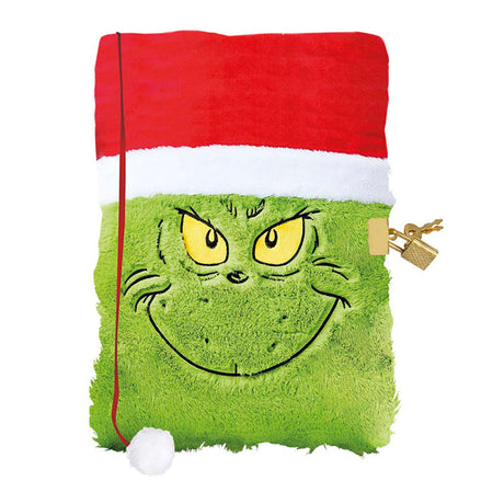 Totum fluffy notebook grinch