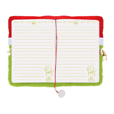 Totum fluffy notebook grinch