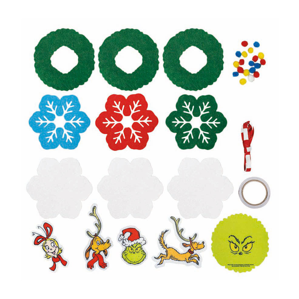 Totum ornamenter følte grinch