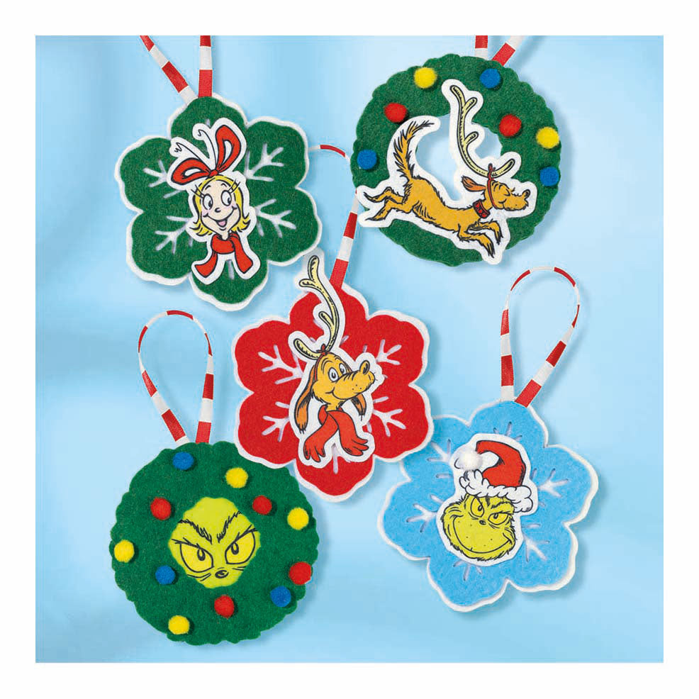 Totum ornamenter følte grinch