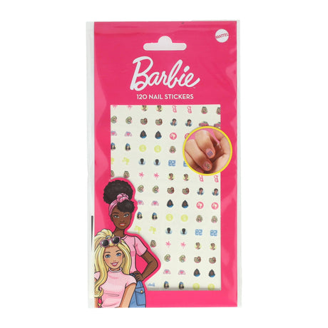 Kreativ håndværksgruppe neglestickers barbie, 120 stk.