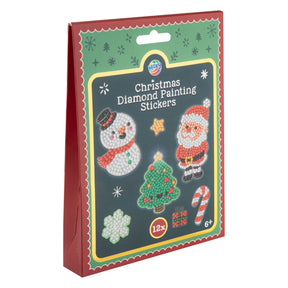 Creative craft group diamond painting stickers kerstmis - 12st.