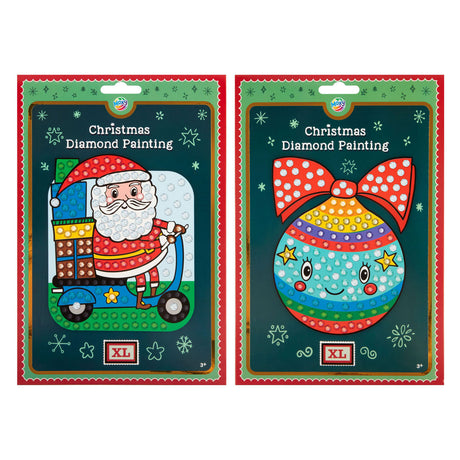 Creative craft group diamond painting kerstmis xl steentjes - a5