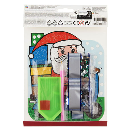 Creative craft group diamond painting kerstmis xl steentjes - a5