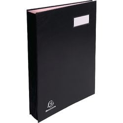 Exacompta vloeiboek zwart