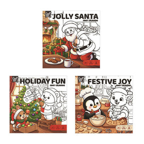 Creative craft group comfy kleurboek kerstmis