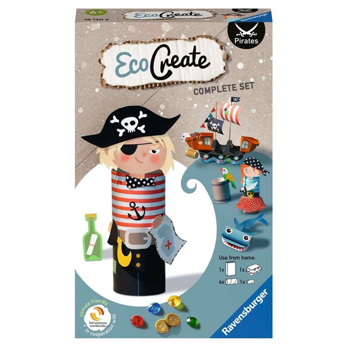Ravensburger økocreate mini - pirater