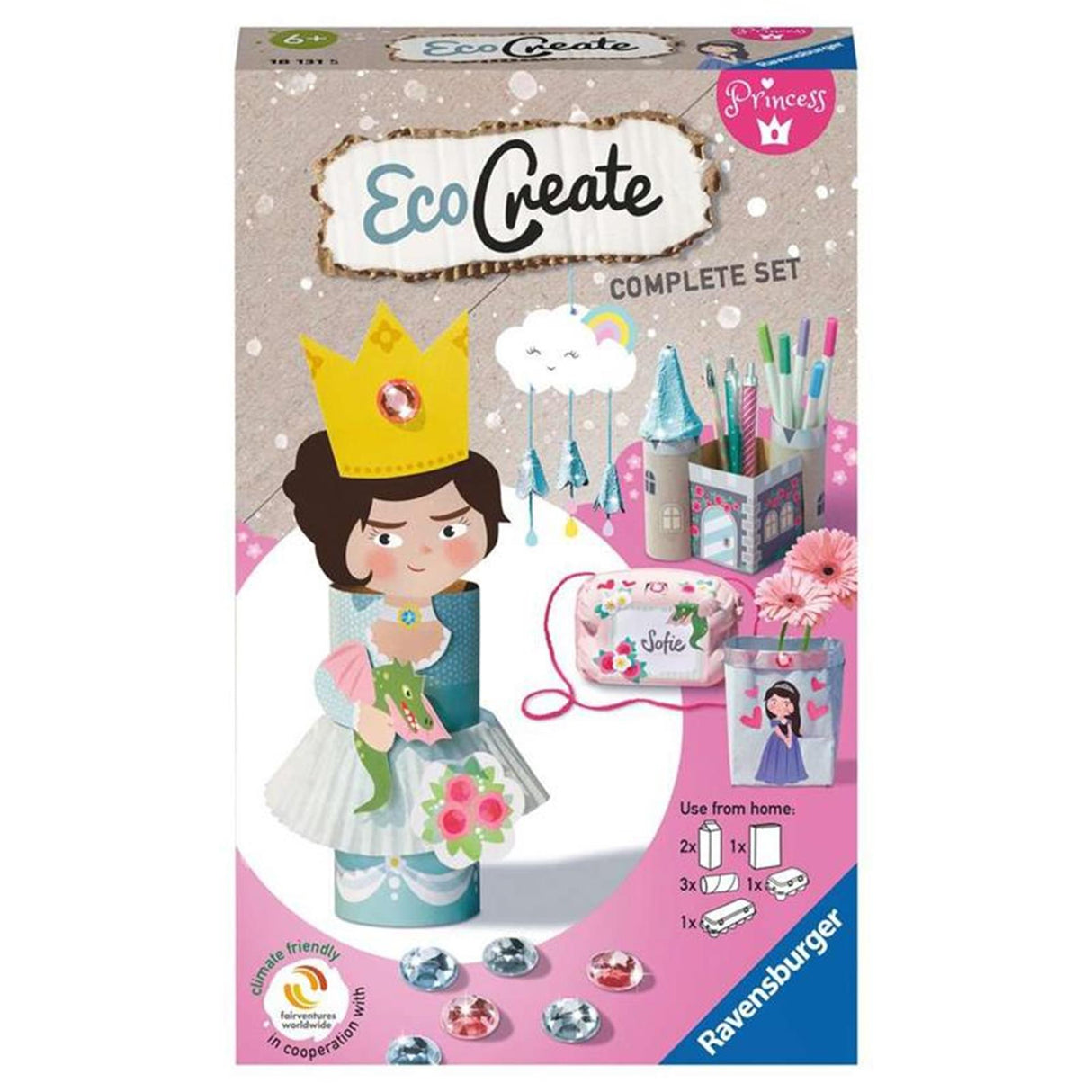 Ravensburger økocreate mini - prinsesser