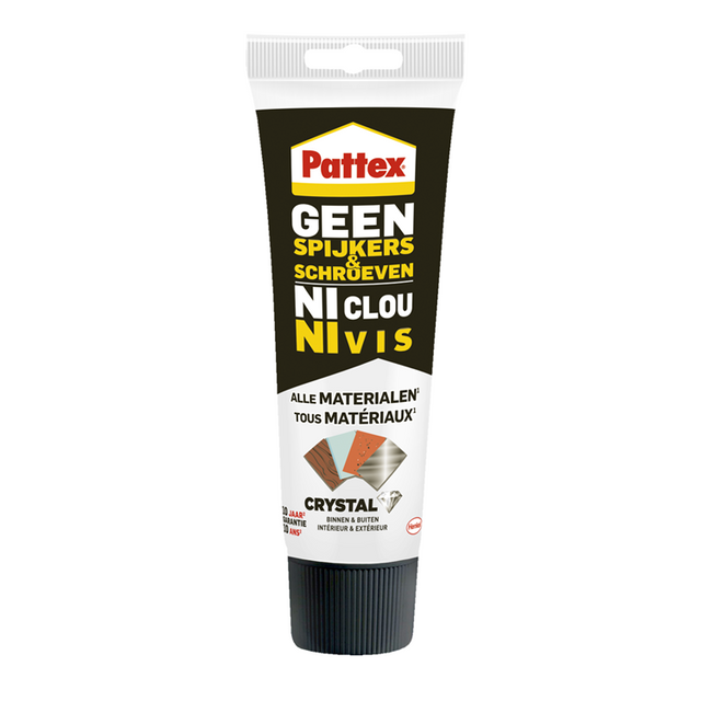 Pattex 1066010 - ingen søm ingen skruer krystal 90g | 12 stk