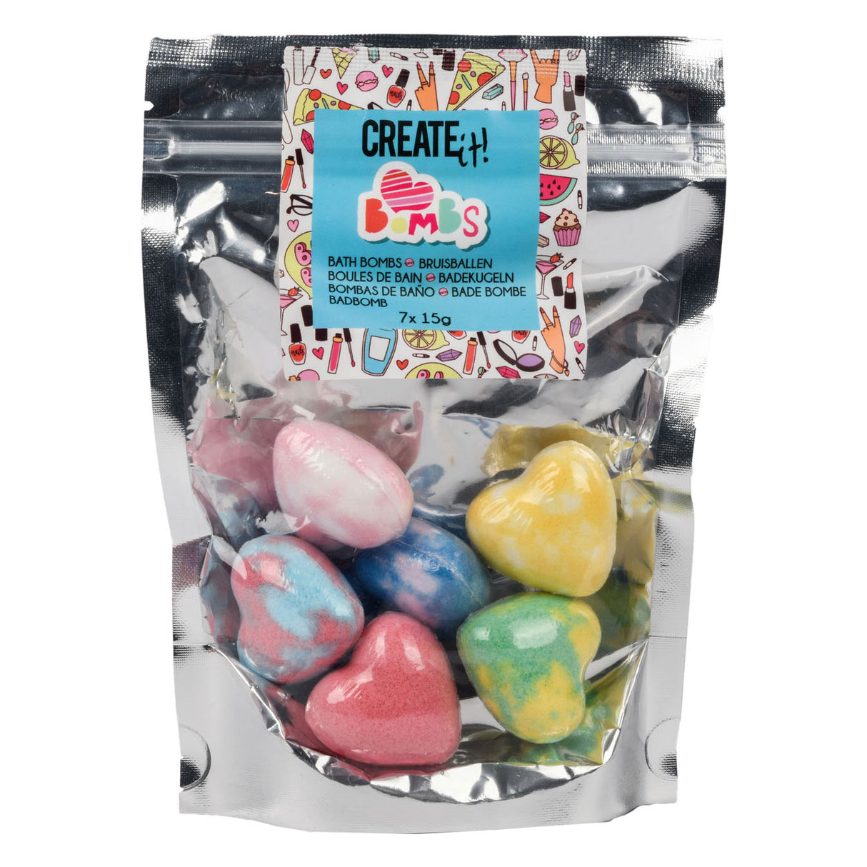 Opret det! Beauty Bruisballen Hartjes 7-pack