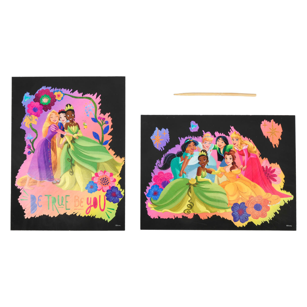 Canenco disney prinsesse skrabekunst, 2 stk.