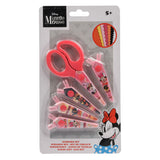 Canenco minnie mouse pink saks med 5 takkede knive