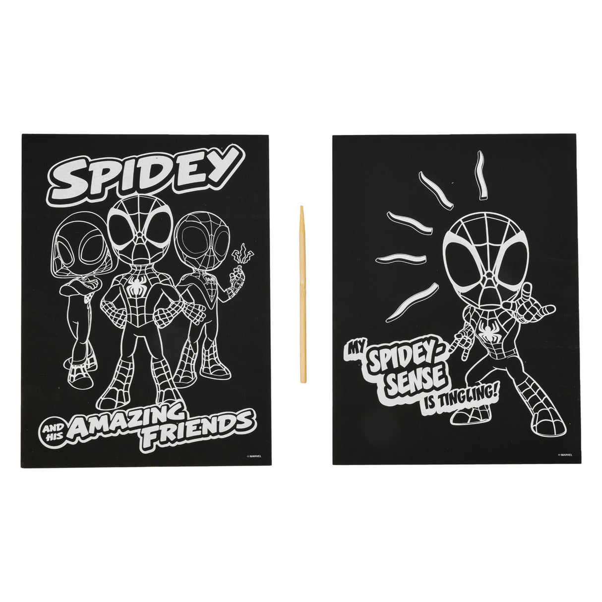 Canenco spidey skrabekunst, 2 stk.