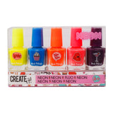 Opret det! beauty neglelak neon, 5 stk.
