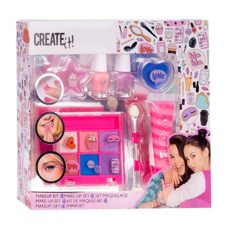 Opret det! skønhed makeup sæt pink lilla