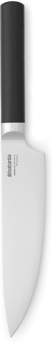 Brabantia profil kokkekniv - rustfrit stål - sort