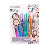 Opret det! beauty tatovering gel penne, 6 stk.