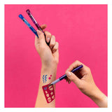 Opret det! beauty tatovering gel penne, 6 stk.