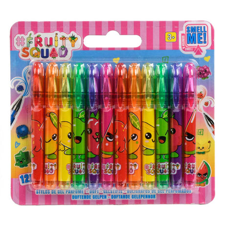 Canenco fruity squad mini gelpenne med duft, 12 stk.