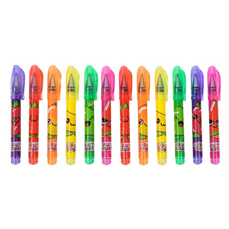 Canenco fruity squad mini gelpenne med duft, 12 stk.