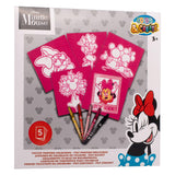 Canenco Minnie følte farver 18x18 cm 5 stykker