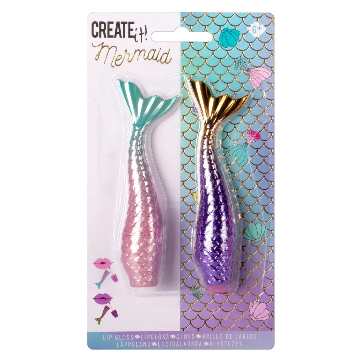 Canenco laver det! havfrue lipgloss, 2 stk.