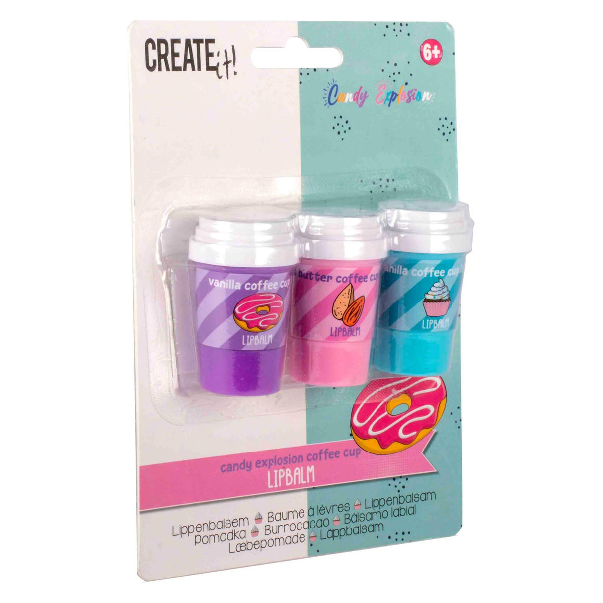 Opret det! candy explosion læbepomade, 3 stk.