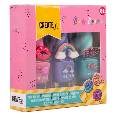 Opret det! Candy Explosion neglelak, 3 ..