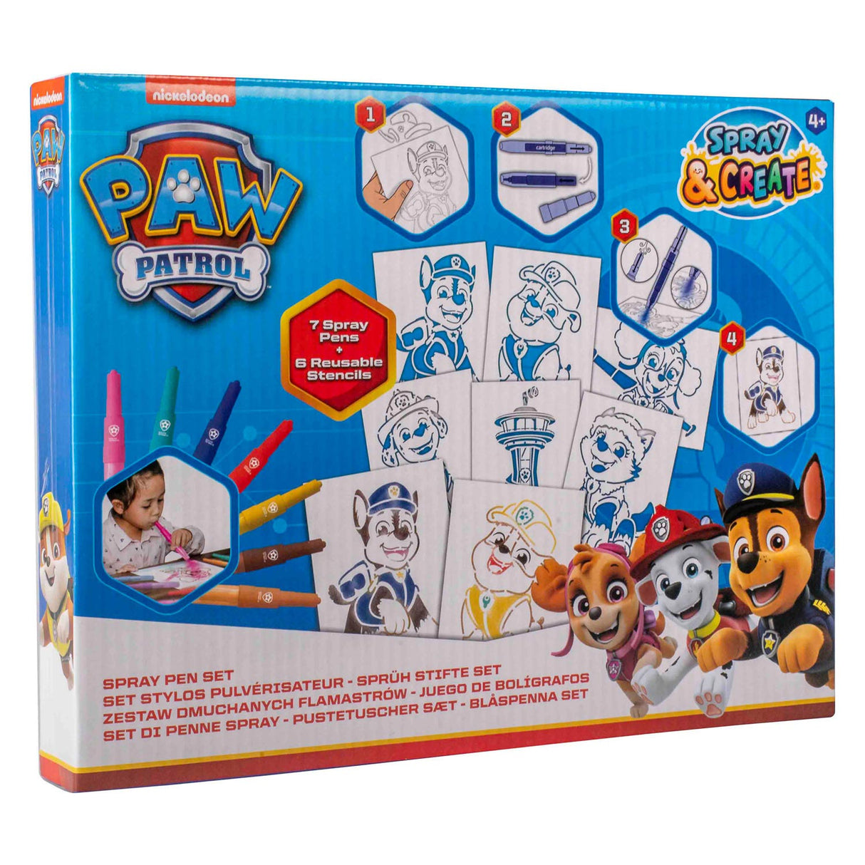 Canenco paw patrol blæsepennesæt