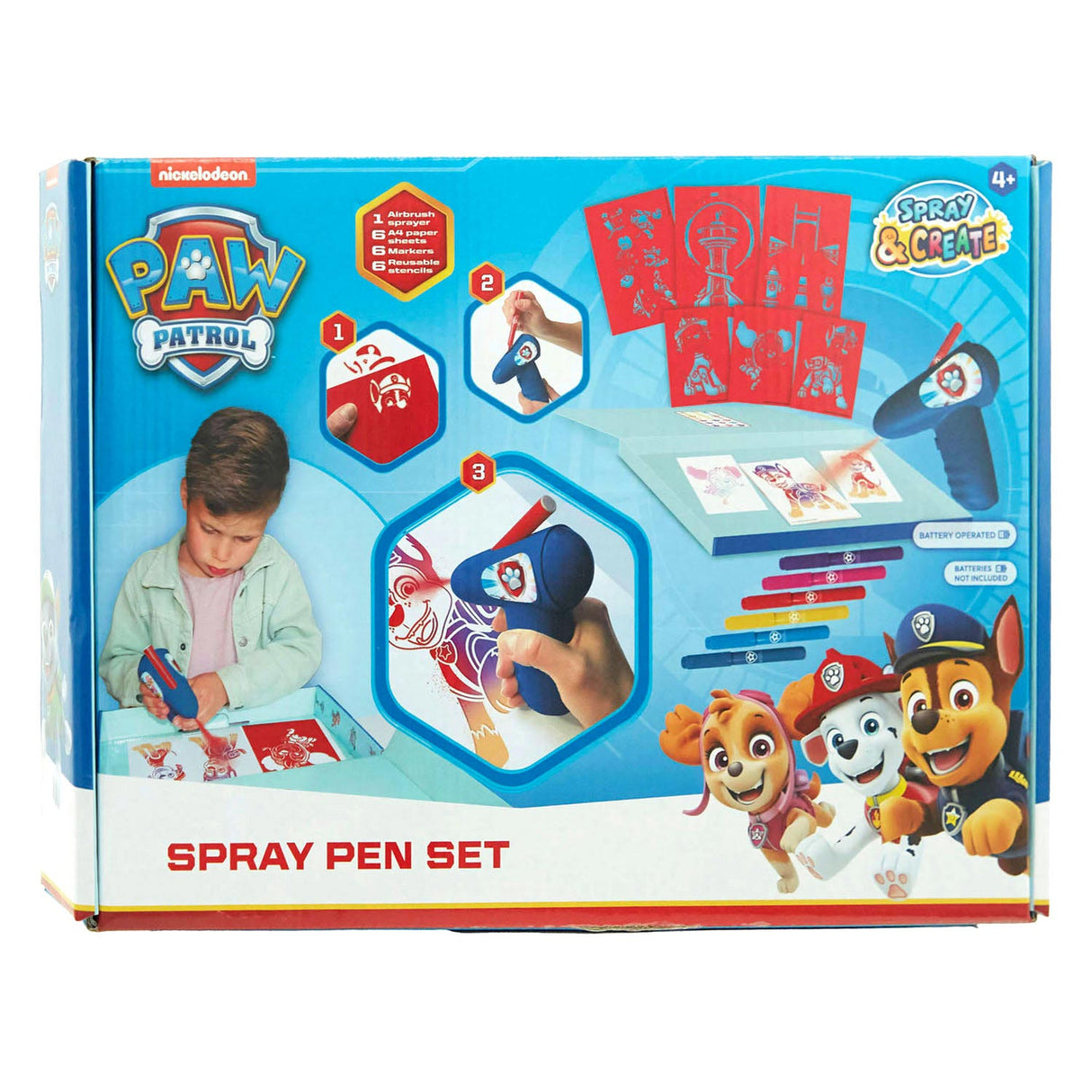 Canenco paw patrol elektrisk blæsepennesæt