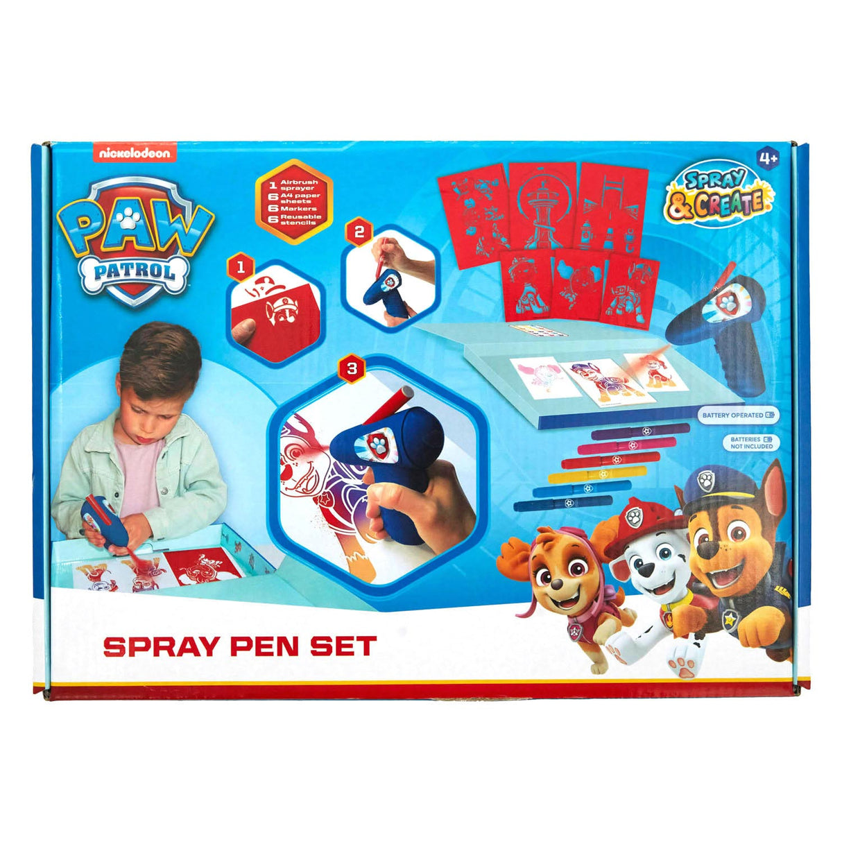 Canenco paw patrol elektrisk blæsepennesæt