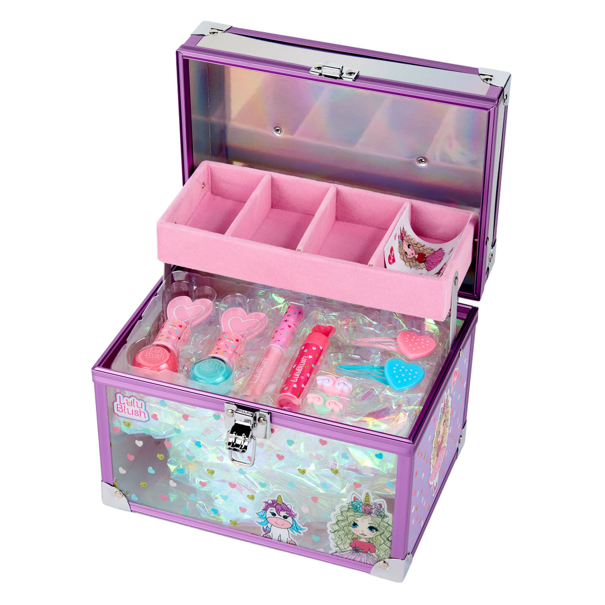 Canenco lulu blush make-up etui gennemsigtig