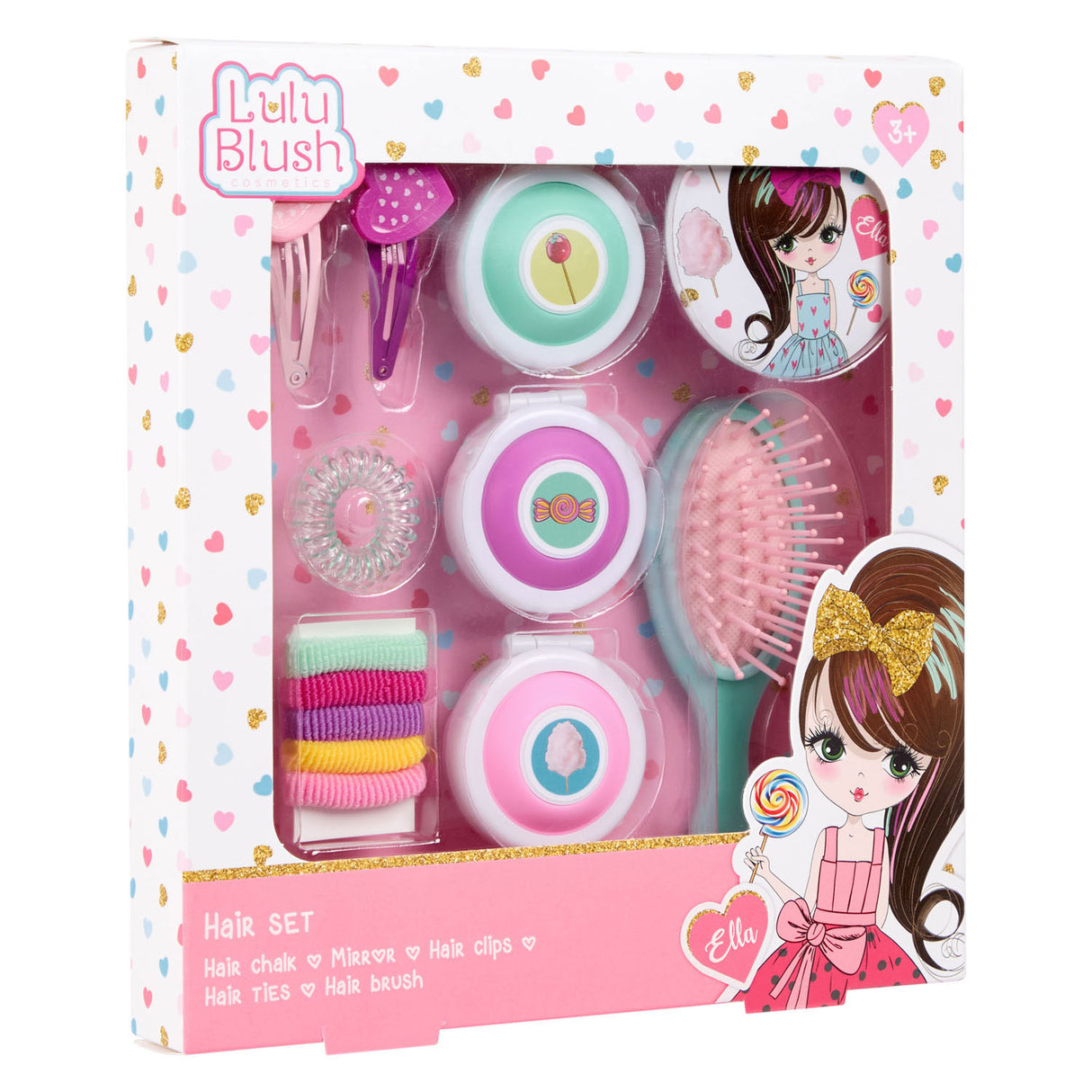 Canenco lulu blush hår tilbehørssæt
