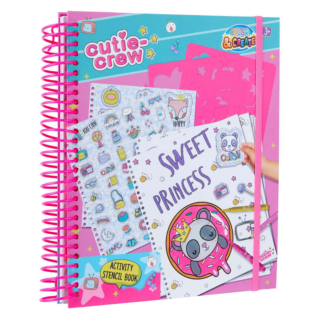 Canenco cutie crew skabelon aktiviteter malebog