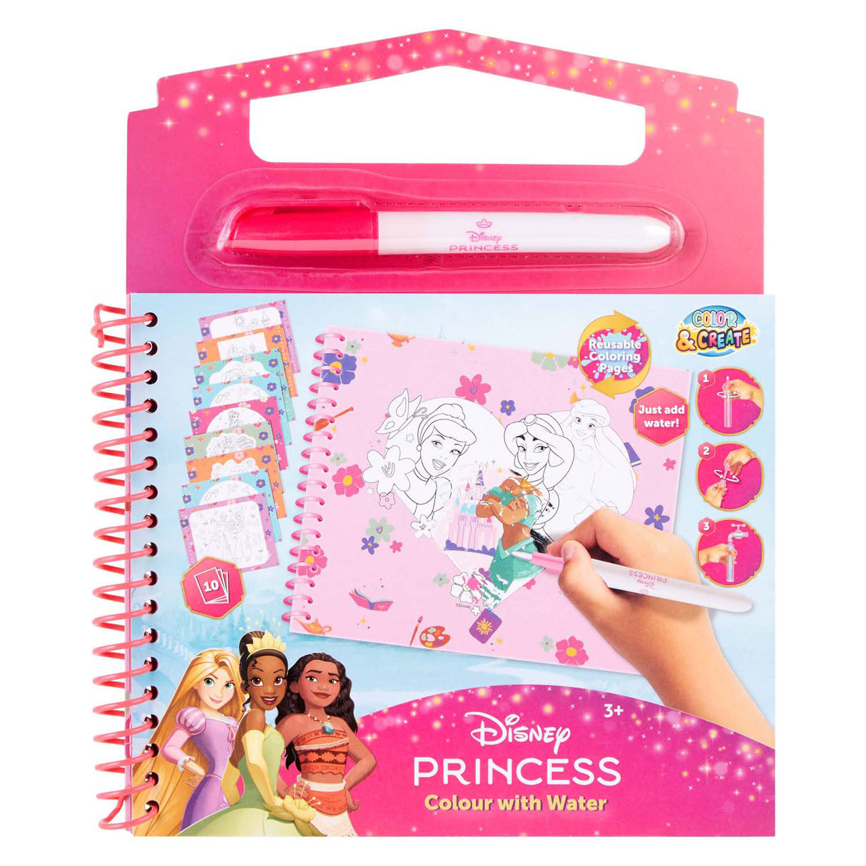 Canenco disney prinsesse vand malebog