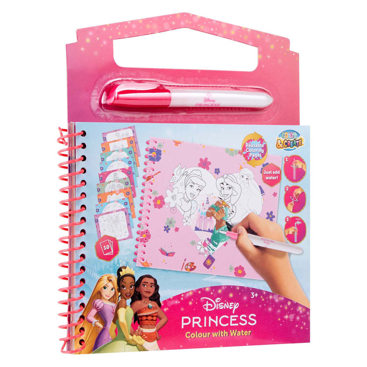 Canenco disney prinsesse vand malebog
