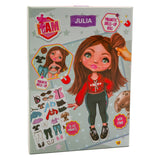 Canenco jeg er en magnetisk julia dress up dukke