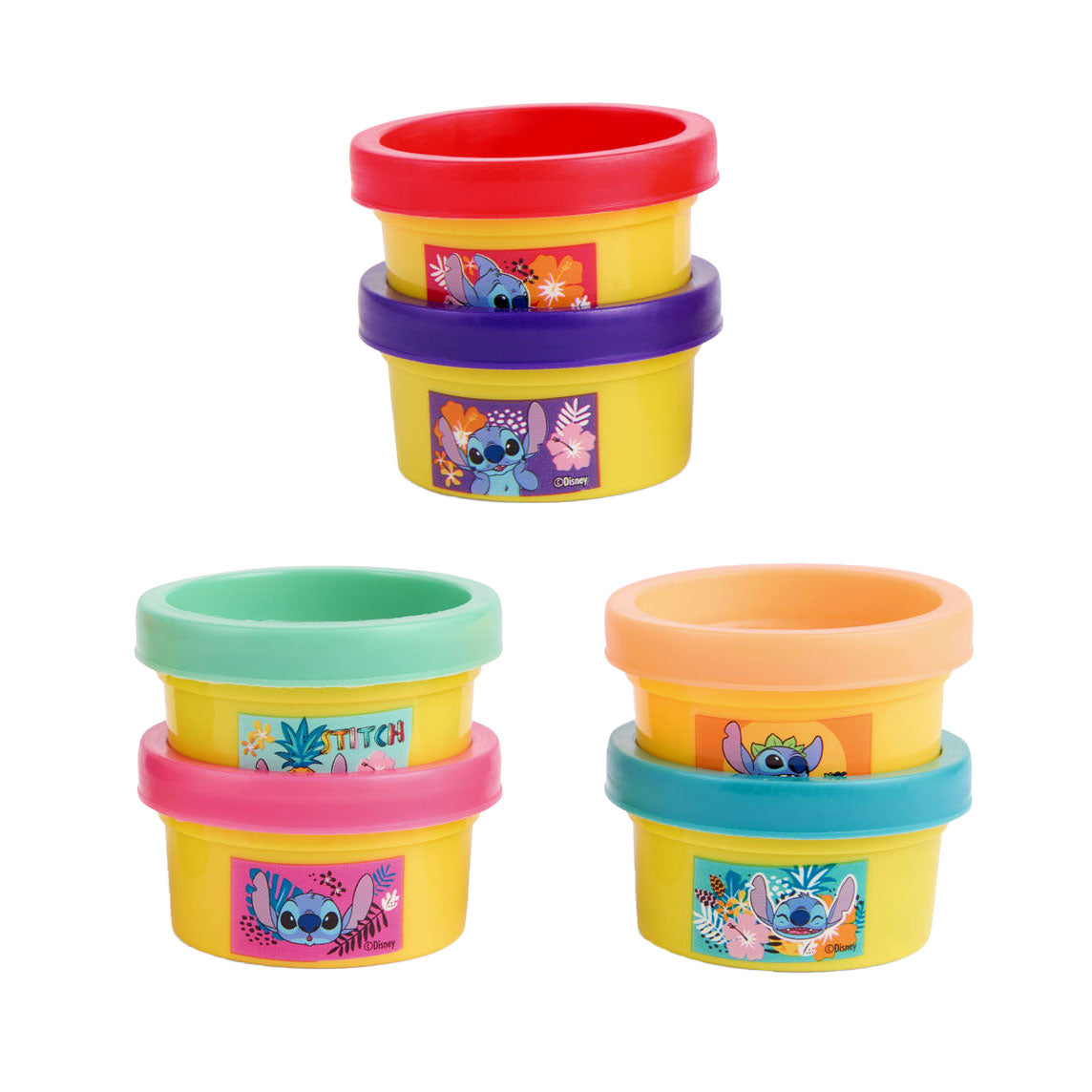 Canenco stitch ler sæt festpakke - 6 lerpotter