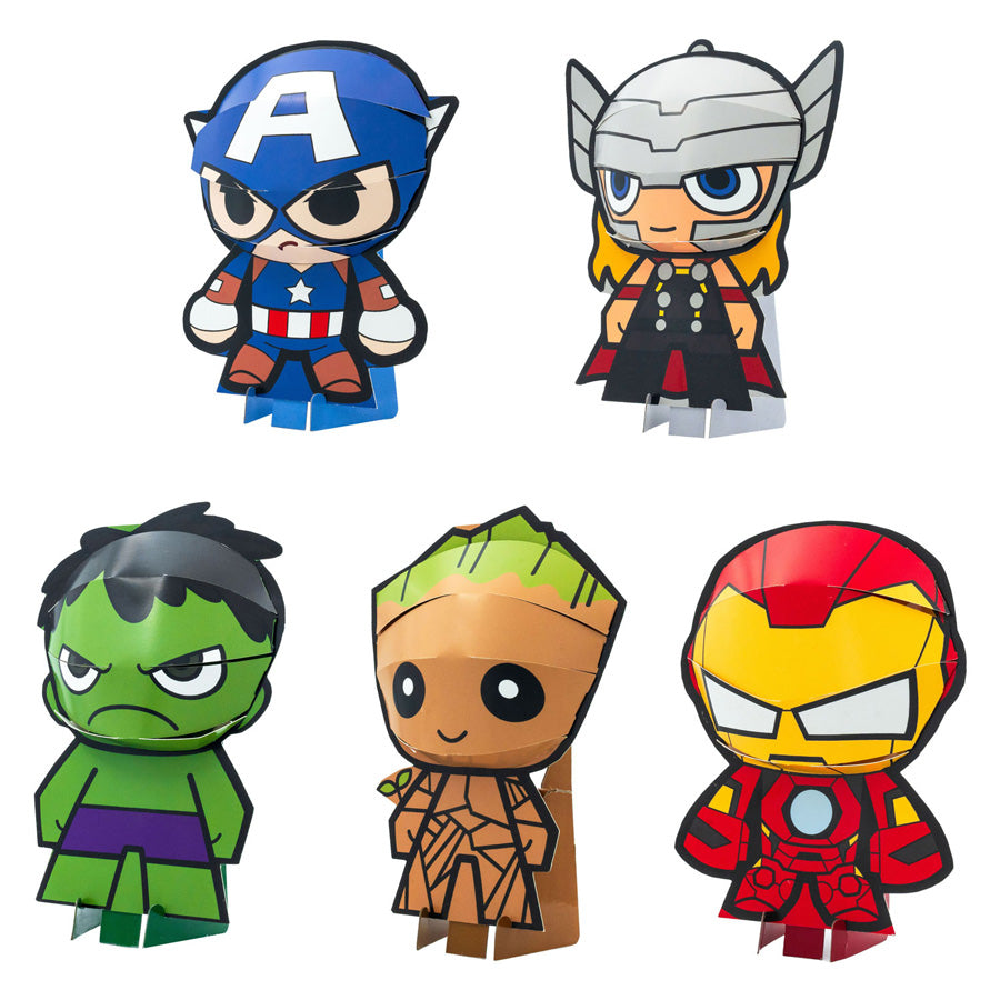 Canenco fold dit eget marvel 3D figur karton