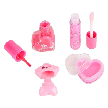Canenco laver det! skønhedssminkesæt i fluffy rygsæk love pink