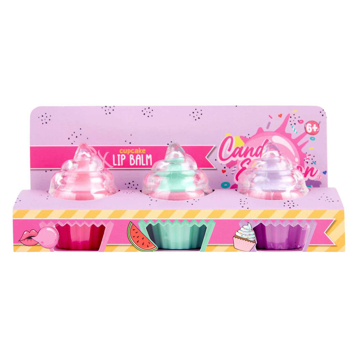 Canenco laver det! slik eksplosion læbepomade cupcakes