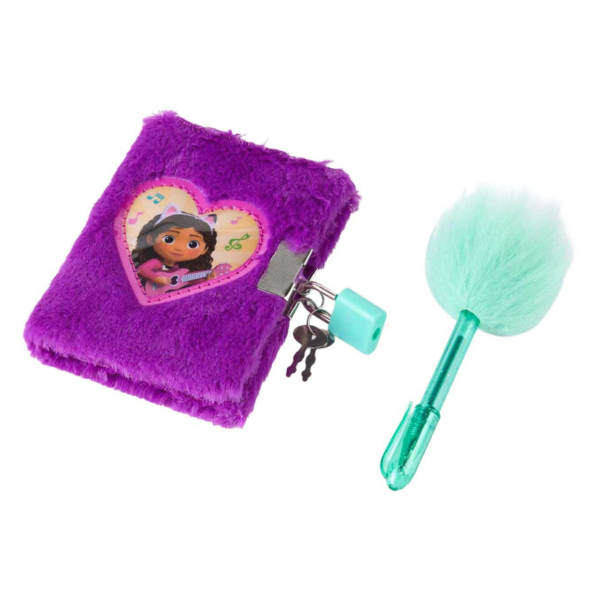 Canenco gabby's poppenhuis pluche dagboek met pluche pen