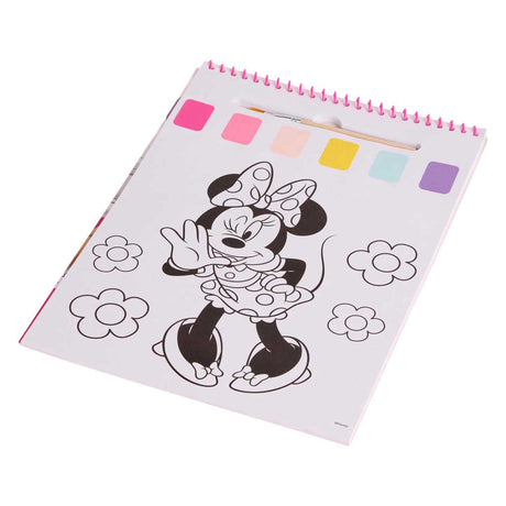Canenco minnie mouse vandmaling sæt bog - inkl. børste