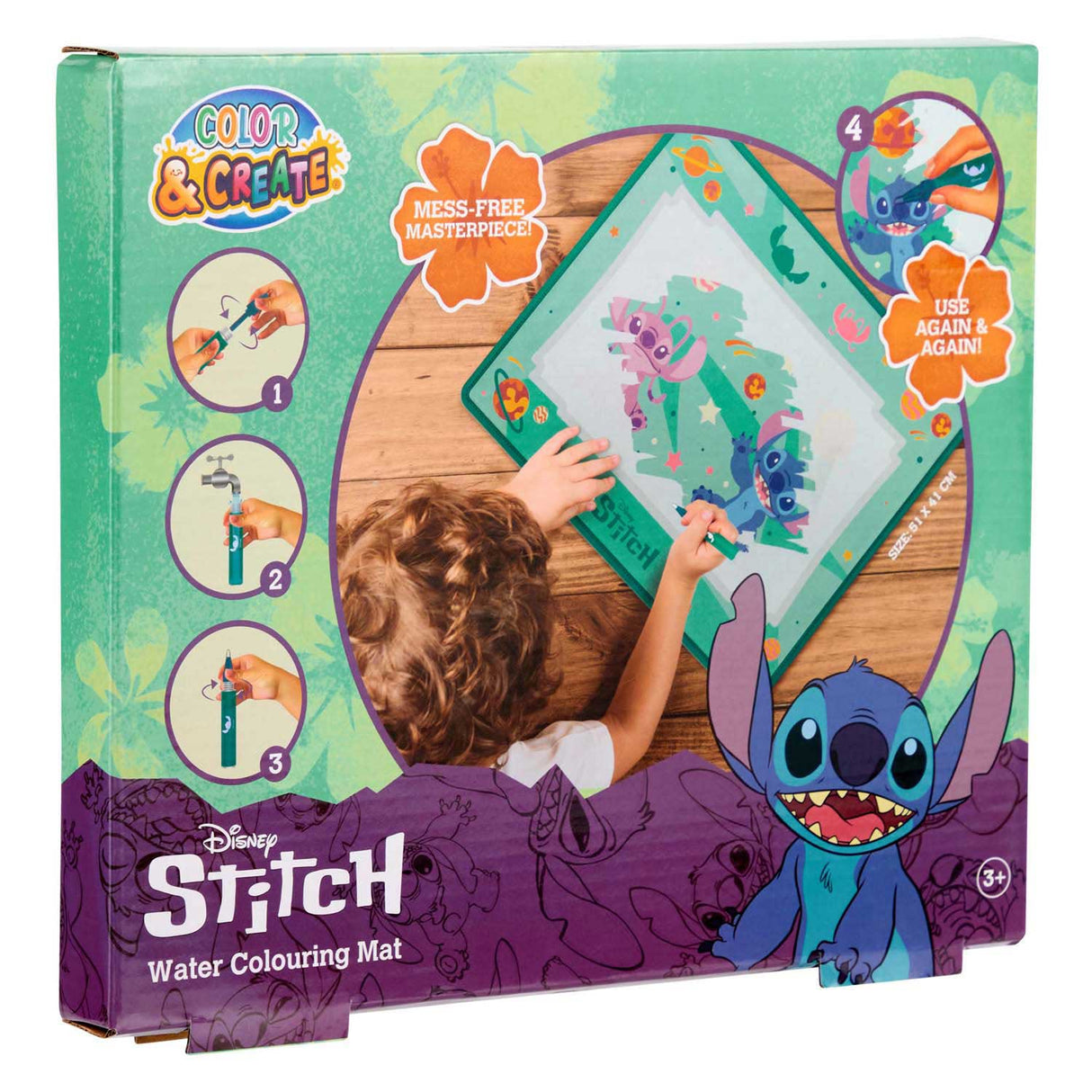 Canenco stitch akvarel legemåtte, 51x41cm