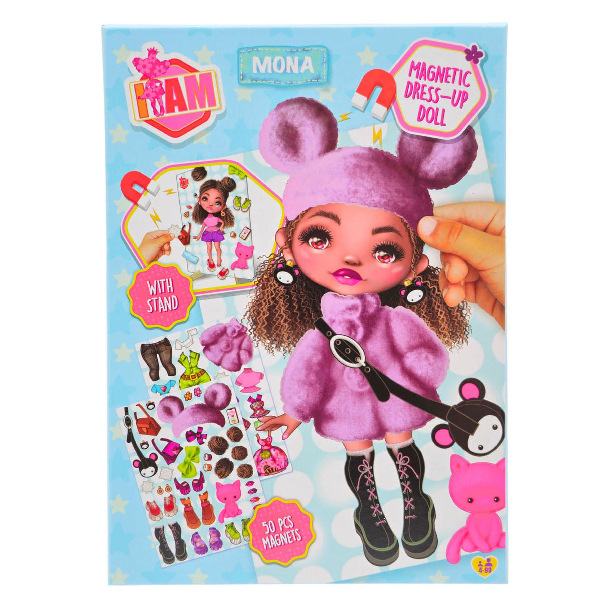Canenco i am magnetic dress up doll - winter a5