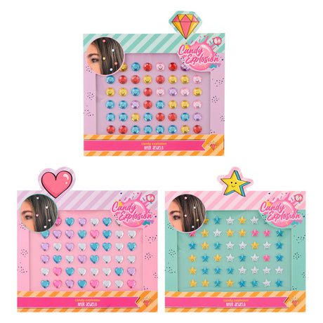 Canenco create it! candy explosion haaraccessoires - 48st.