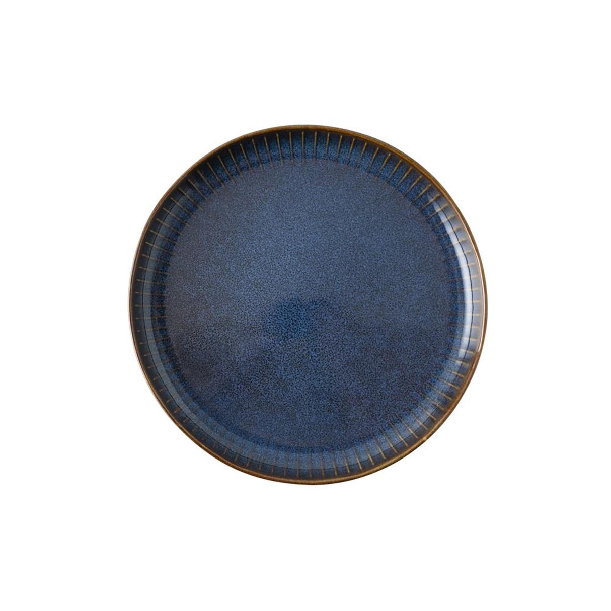 Hollandsk rose safir tallerken ã˜18,5cm blå æske med 4 stk