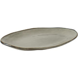 Hollandsk rose oval skål creme 34x23cm