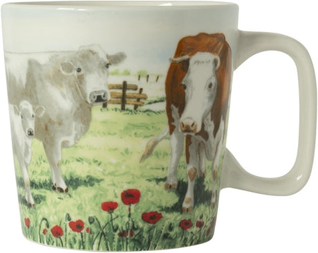 Wiebe van der Zee Wiebe's Farm minikrus ko 230ml æske med 6 stykker porcelæn