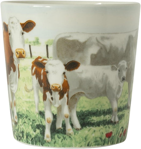 Wiebe van der Zee Wiebe's Farm minikrus ko 230ml æske med 6 stykker porcelæn